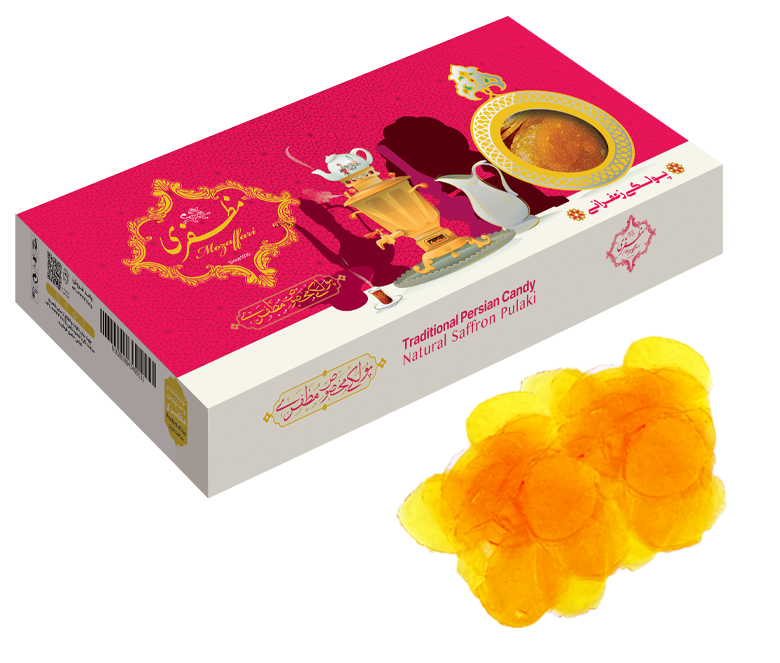 پولکی زعفرانی مظفری