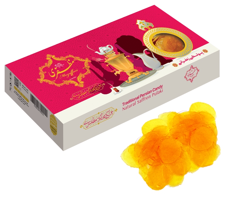 پولکی زعفرانی مظفری